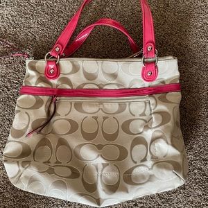 Coach large shopping bag.